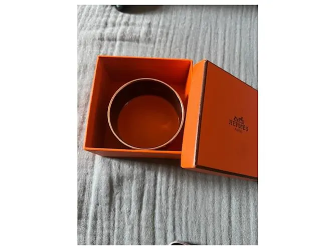 Hermès Esposas Blanco Gris antracita 