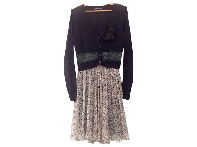 Twin Set Vestido Simona Barbieri - Conjunto Doble Azul marino 